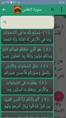 تفسير حدائق الروح والريحان android App screenshot 4